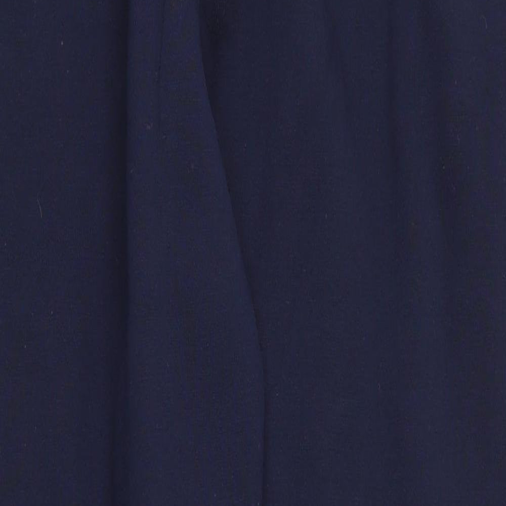 Hud Mens Blue  Polyester Jogger Trousers Size XL L32 in Regular Drawstring