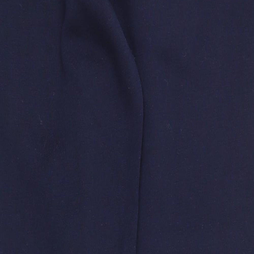 Hud Mens Blue  Polyester Jogger Trousers Size XL L32 in Regular Drawstring