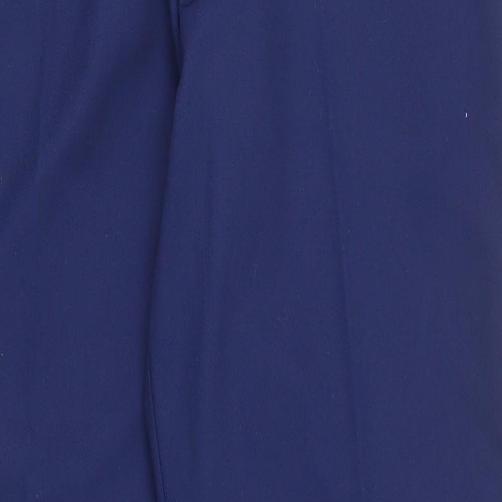 Dickies Mens Blue  Polyester Trousers  Size 36 L32 in Regular Zip - Work Trousers