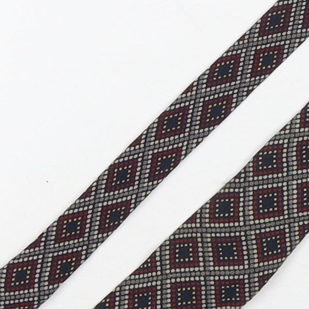 Lanvin Mens Multicoloured Geometric Silk Pointed Tie One Size