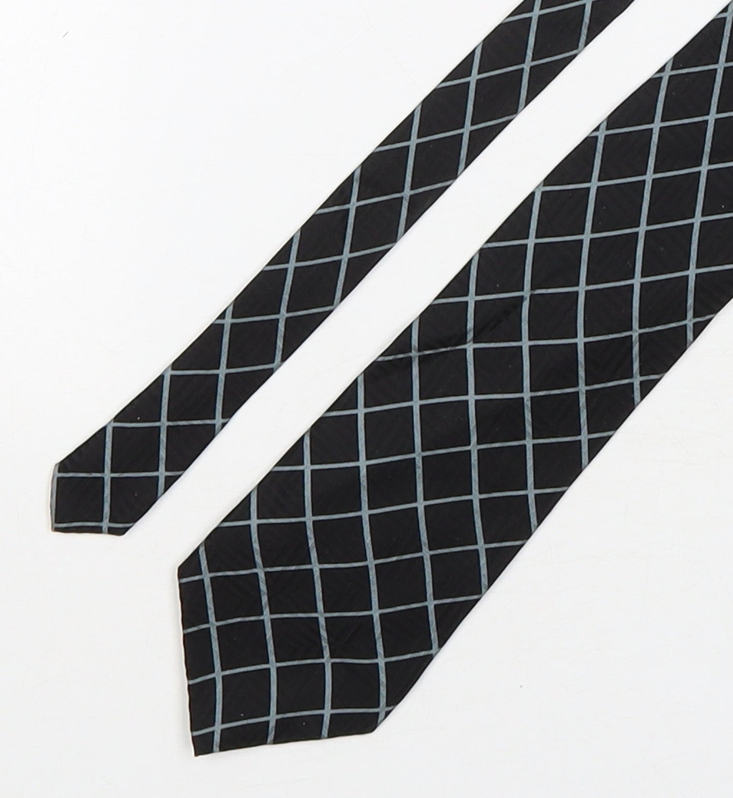Atlantis  Mens Multicoloured Plaids & Checks Silk Pointed Tie One Size