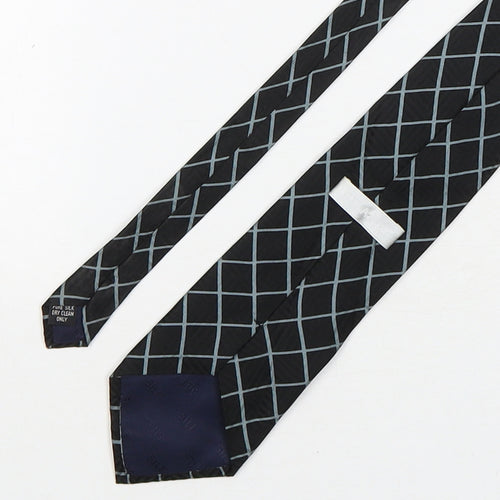 Atlantis  Mens Multicoloured Plaids & Checks Silk Pointed Tie One Size
