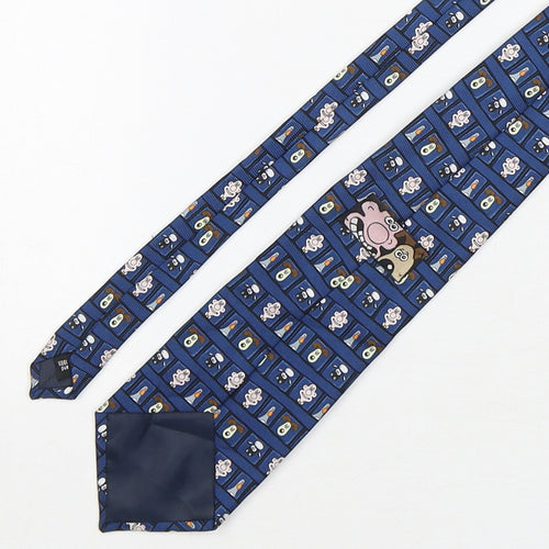 Wallace & Gromit  Mens Multicoloured Geometric Polyester Pointed Tie One Size