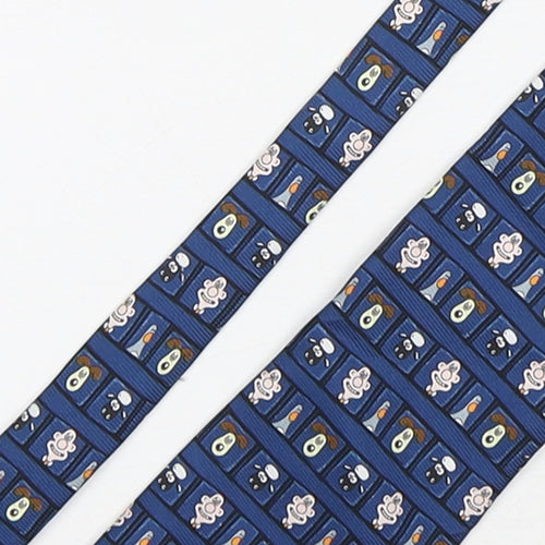 Wallace & Gromit  Mens Multicoloured Geometric Polyester Pointed Tie One Size