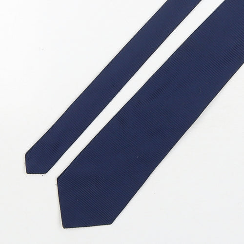 Marks and Spencer Mens Blue  Polyester Pointed Tie One Size