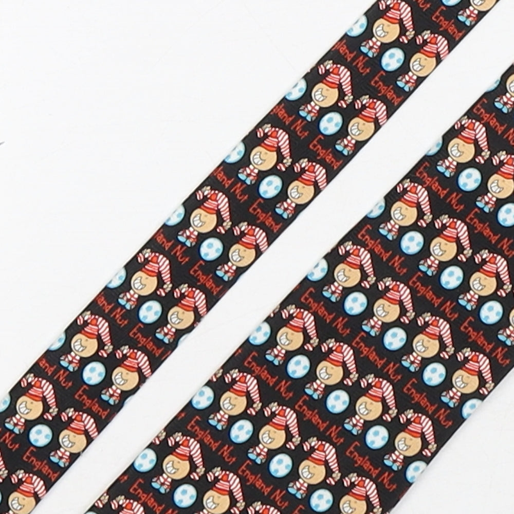 Bubblegum Mens Multicoloured Geometric Polyester Pointed Tie One Size - England