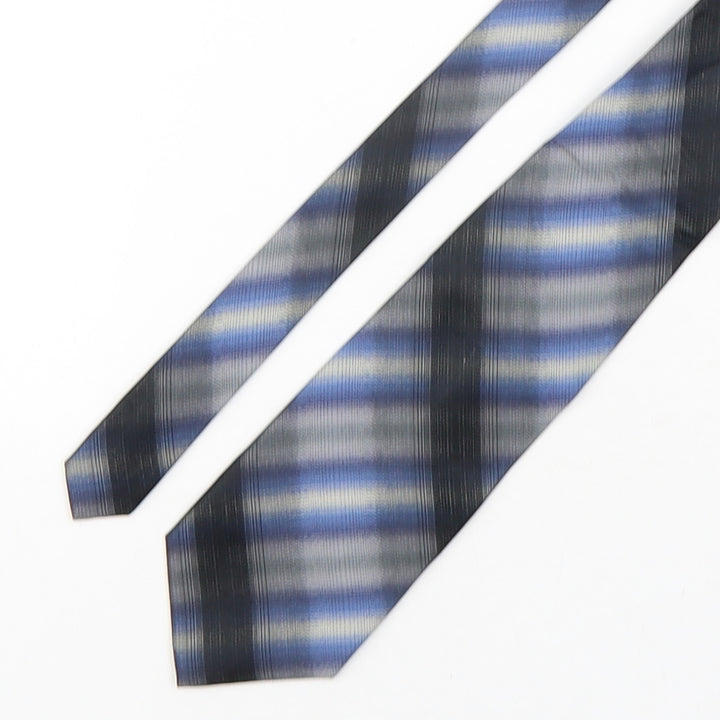 Ciro Citterio Mens Multicoloured Plaids & Checks Silk Pointed Tie One Size