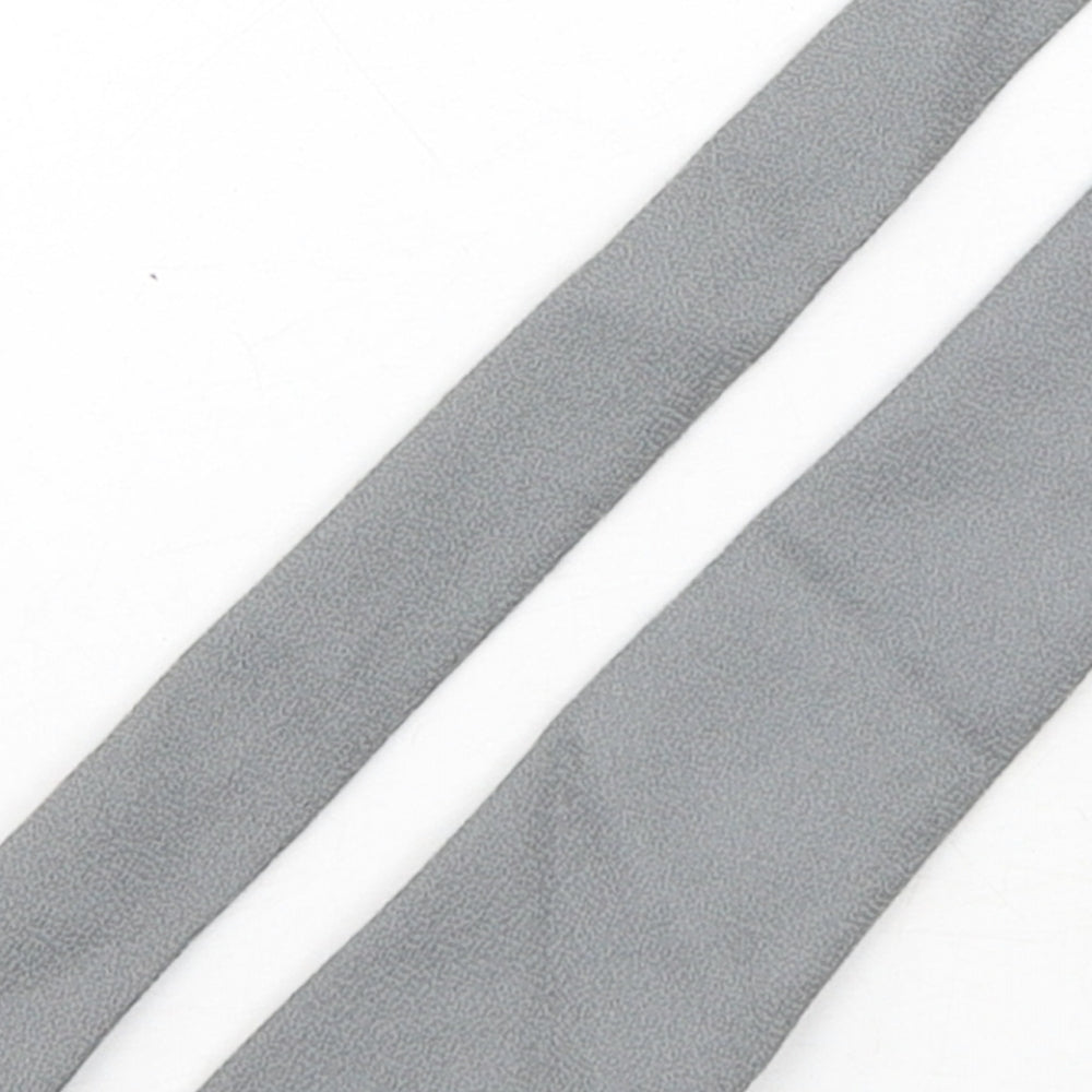 Craigmill Mens Grey  Wool Pointed Tie One Size