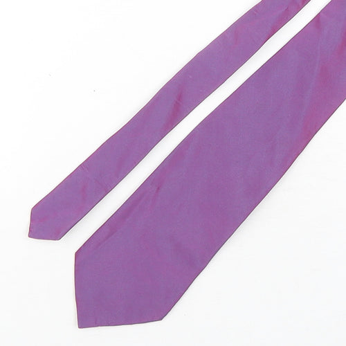 NEXT Mens Purple  Silk Pointed Tie One Size