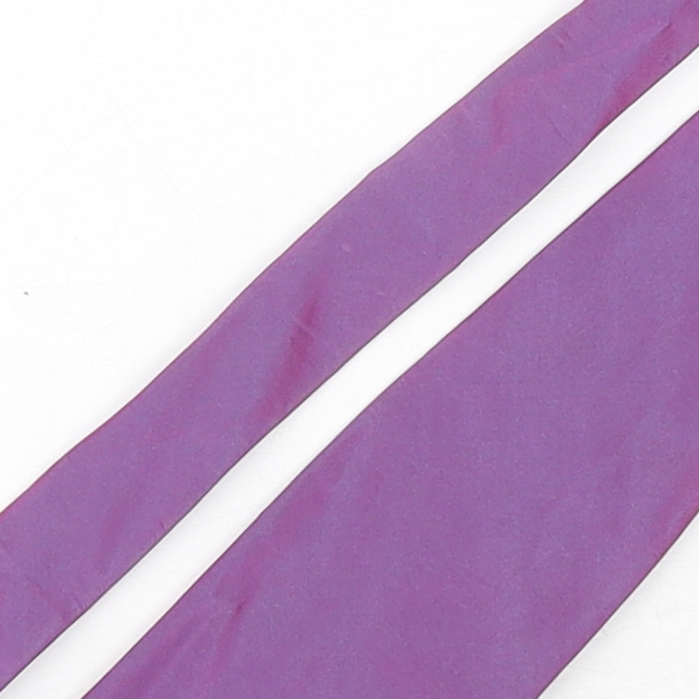 NEXT Mens Purple  Silk Pointed Tie One Size