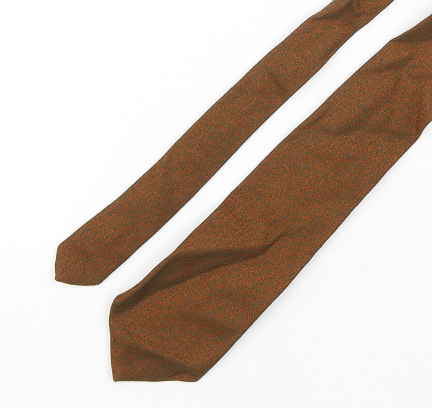 Munrospun  Mens Brown  Wool Pointed Tie One Size
