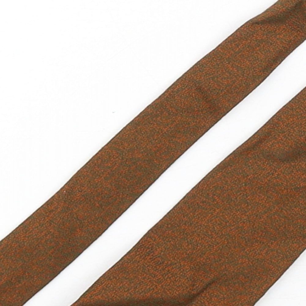 Munrospun  Mens Brown  Wool Pointed Tie One Size