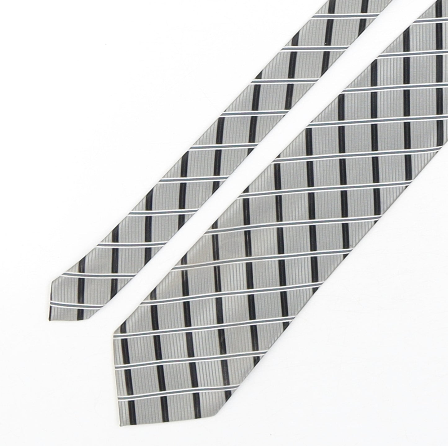 Thomas Nash  Mens Multicoloured Plaids & Checks Polyester Pointed Tie One Size