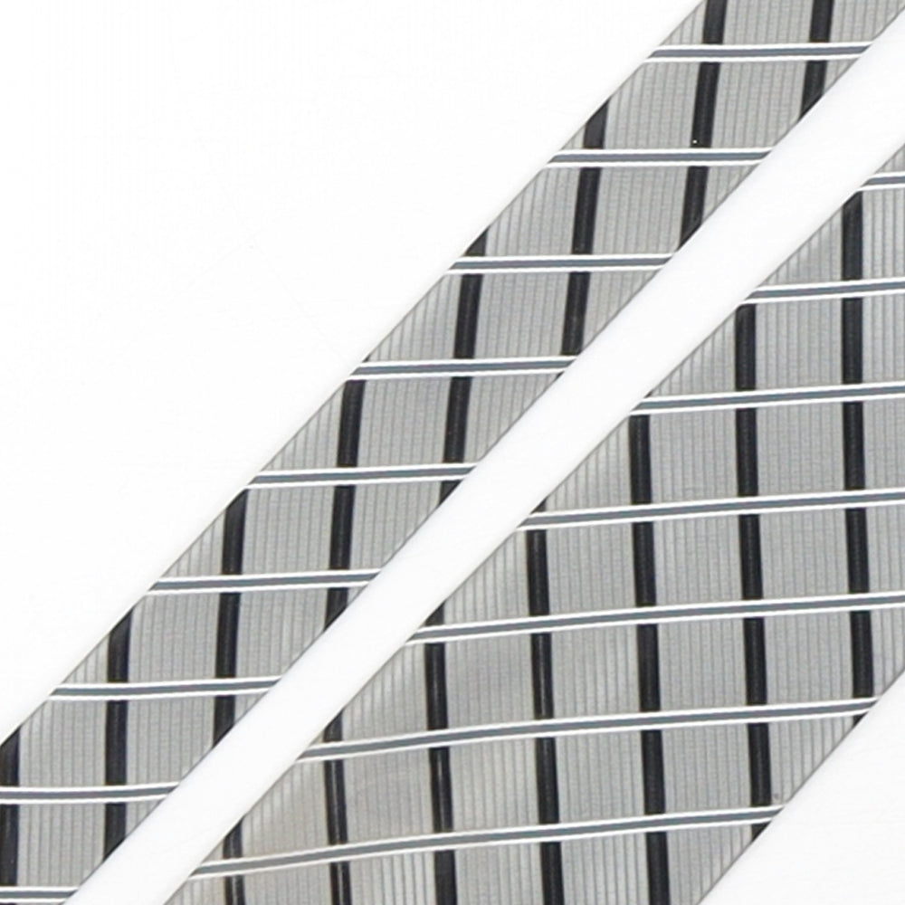 Thomas Nash  Mens Multicoloured Plaids & Checks Polyester Pointed Tie One Size