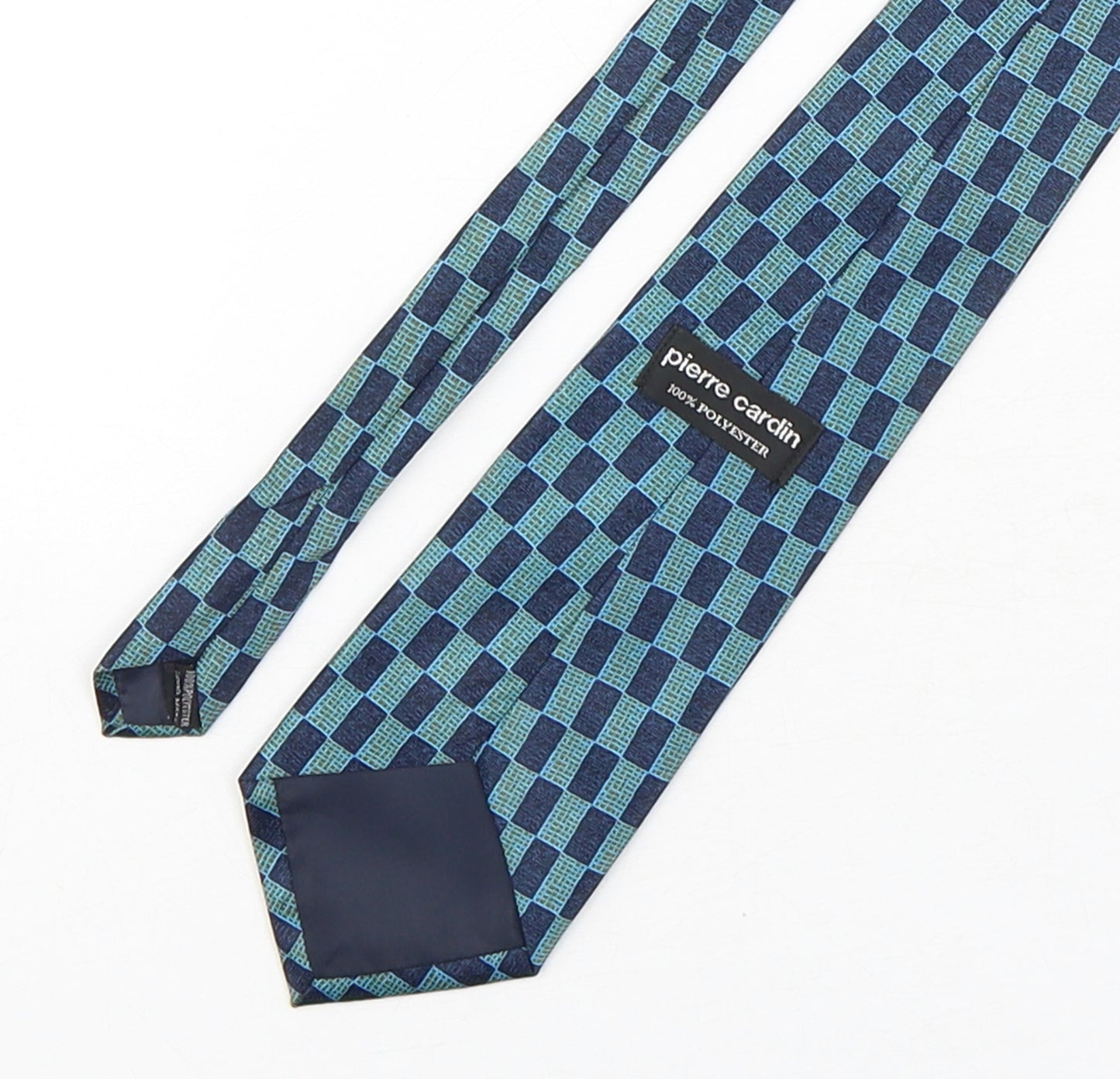 Pierre Cardin  Mens Multicoloured Plaids & Checks Polyester Pointed Tie One Size