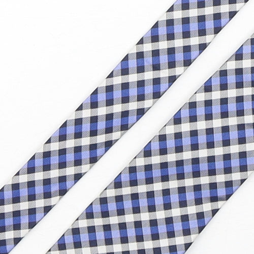 Broadbent's & Boothroyd's Mens Multicoloured Plaids & Checks Silk Pointed Tie One Size