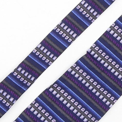 Debenhams  Mens Multicoloured Geometric Silk Pointed Tie One Size