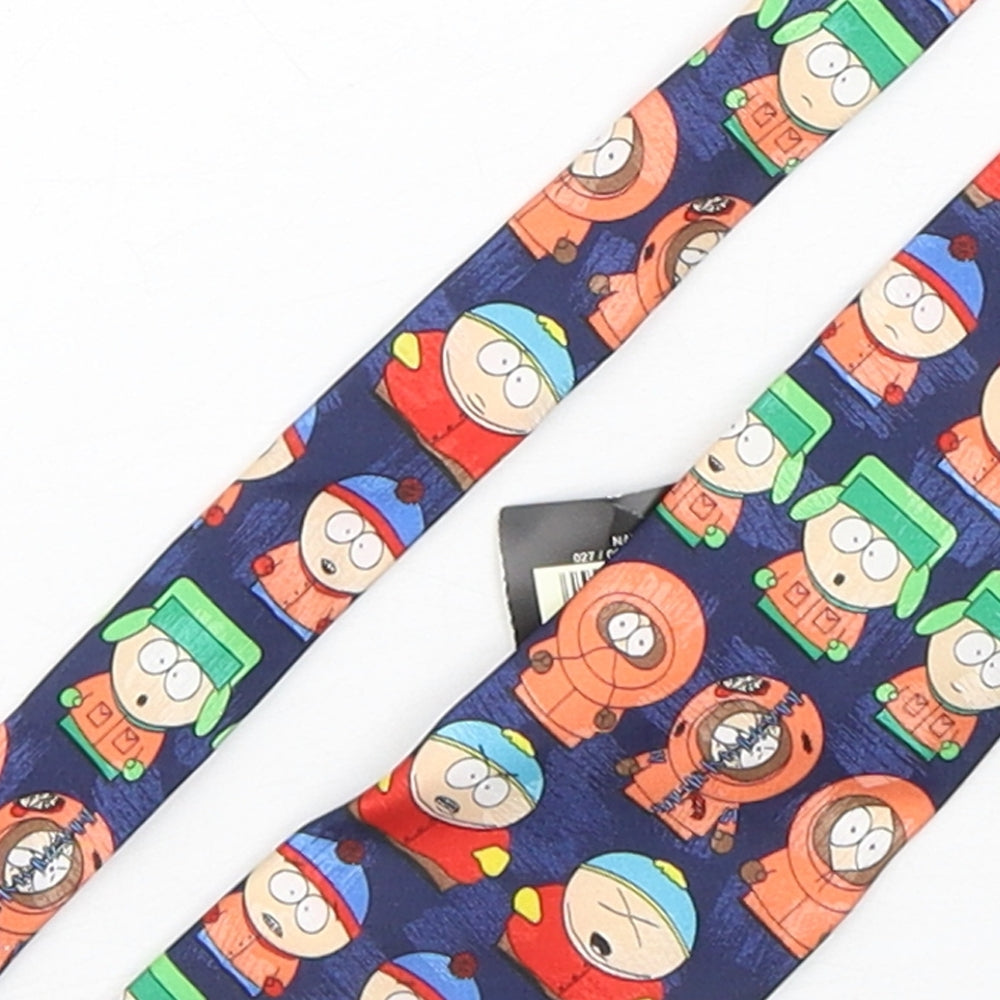 BHS Mens Multicoloured Geometric Polyester Pointed Tie One Size - South Park
