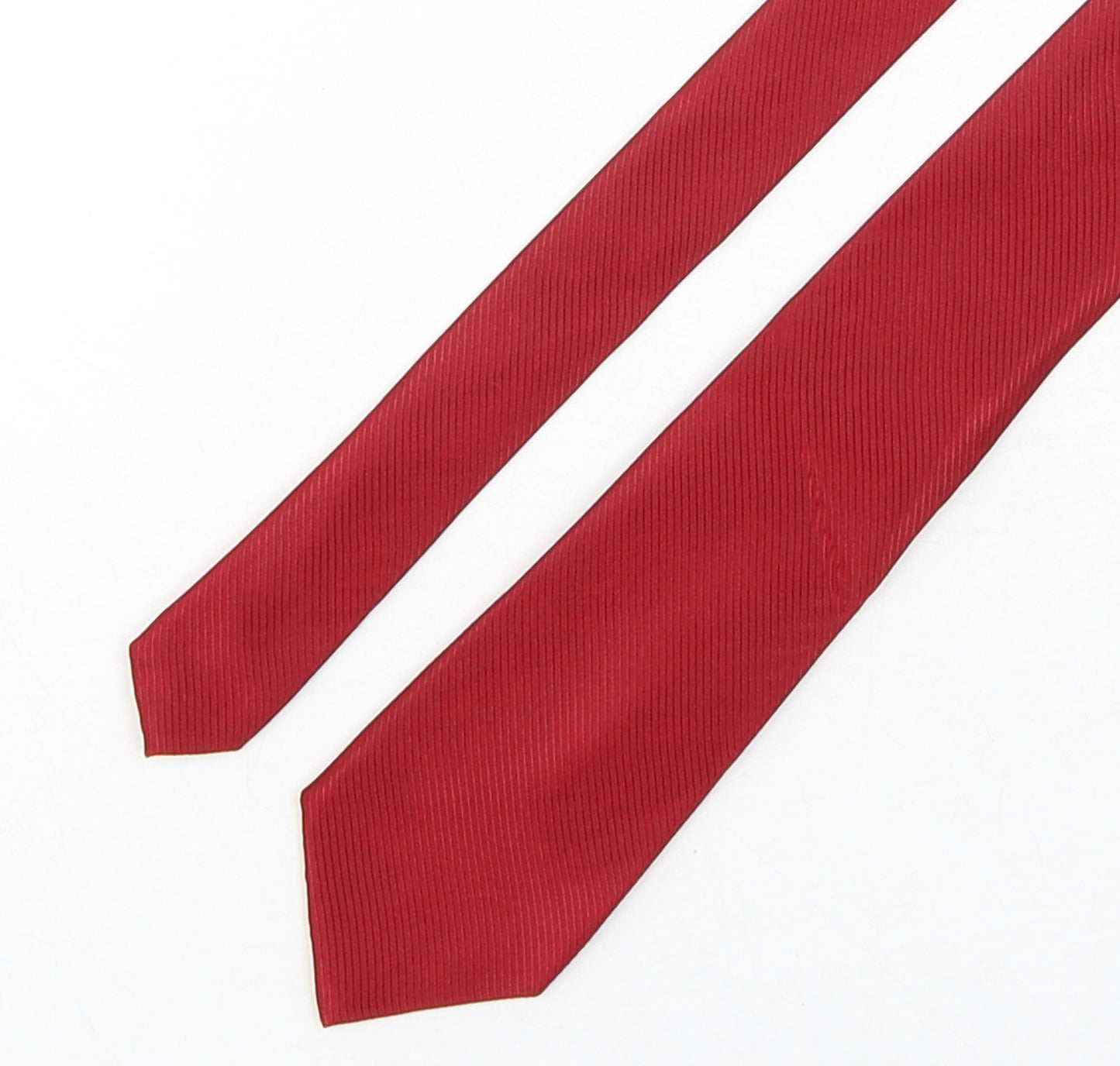 Lauren Ralph Lauren  Mens Red  Silk Pointed Tie One Size