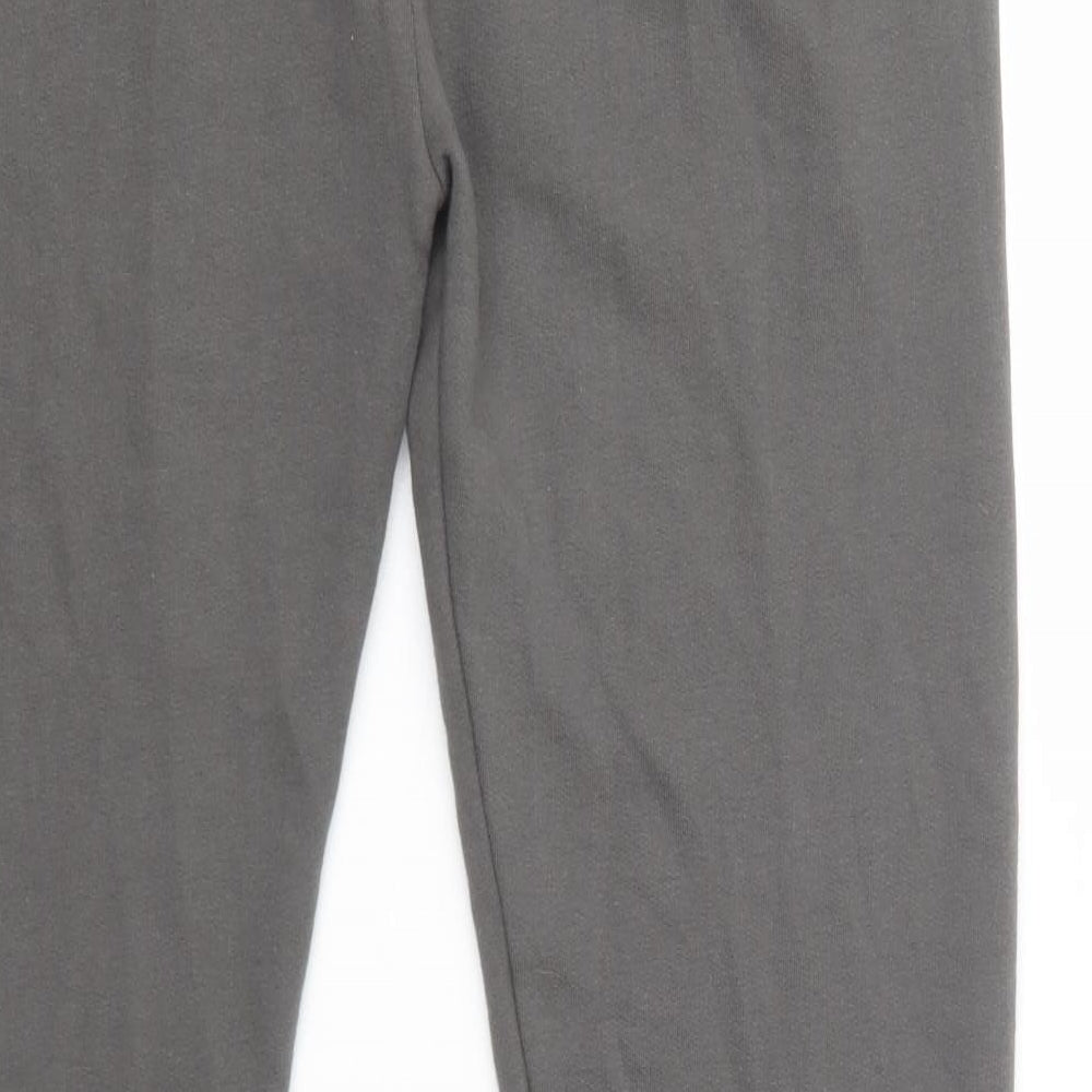 George Mens Grey  Polyester Jogger Trousers Size S L32 in Regular Drawstring