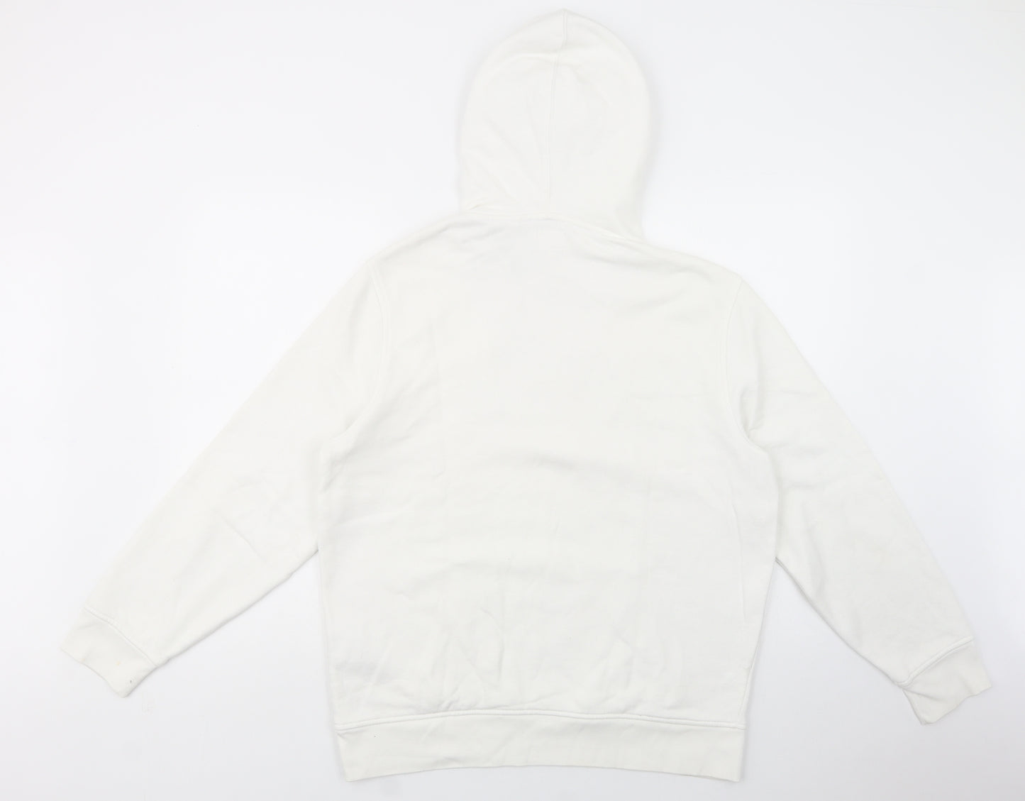 Levi's Mens White  Cotton Pullover Hoodie Size L