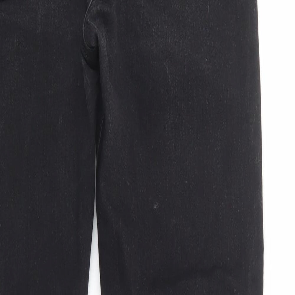 ASOS Mens Black  Cotton Skinny Jeans Size 30 in L32 in Regular Button