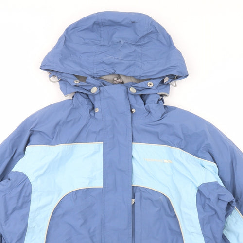 Trespass Womens Blue   Windbreaker Jacket Size M  Zip