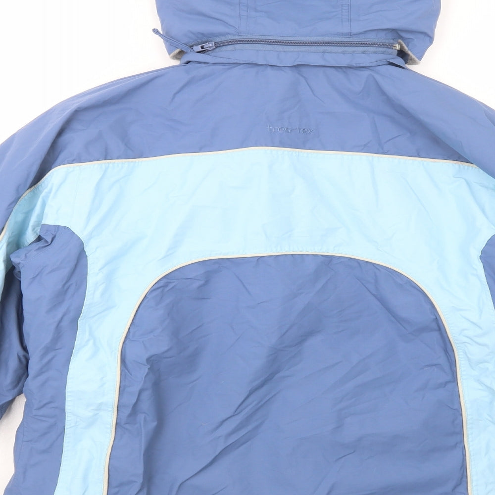 Trespass Womens Blue   Windbreaker Jacket Size M  Zip