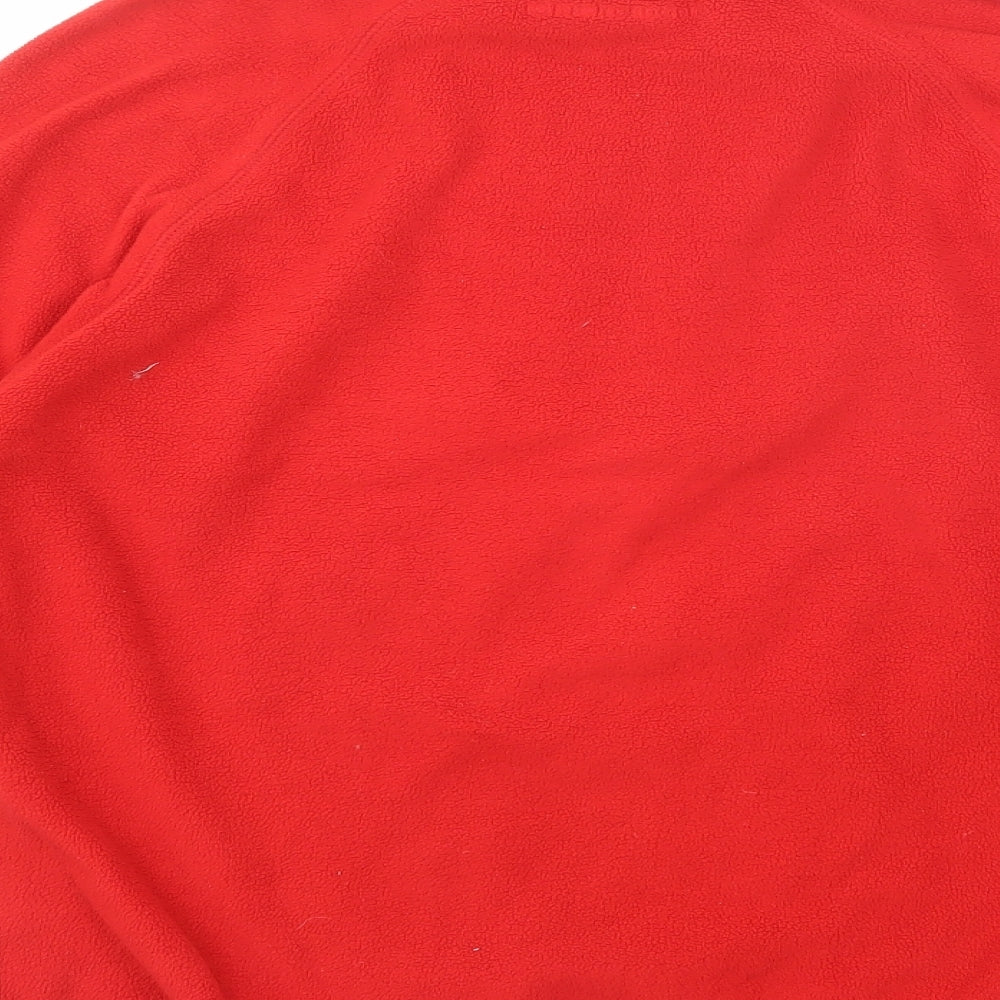 Remain Womens Red  Polyester Pullover Sweatshirt Size S  Zip