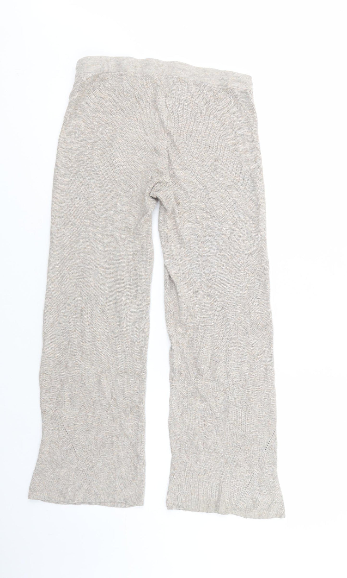 Skin Womens Beige  Cotton  Lounge Pants Size S  Drawstring