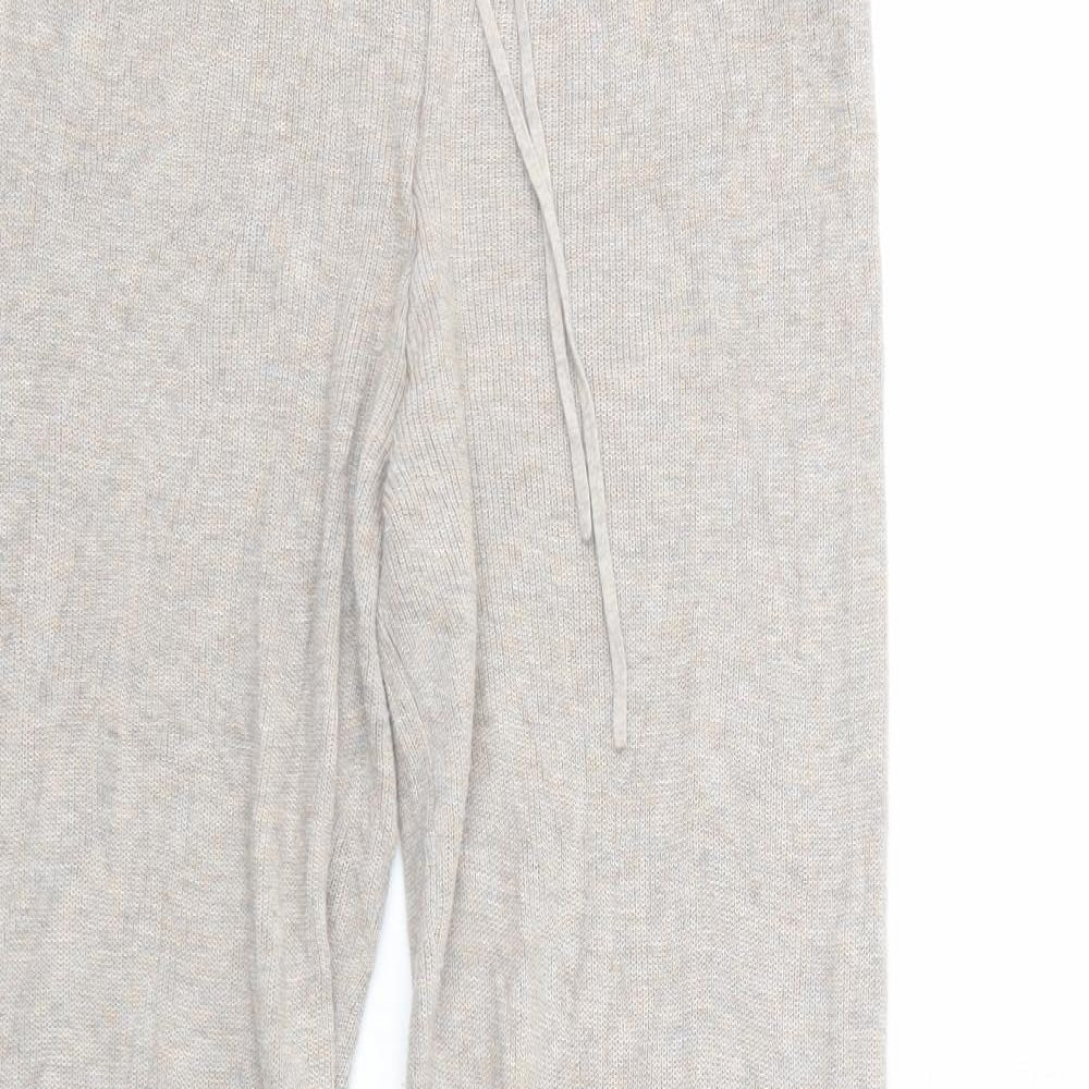 Skin Womens Beige  Cotton  Lounge Pants Size S  Drawstring