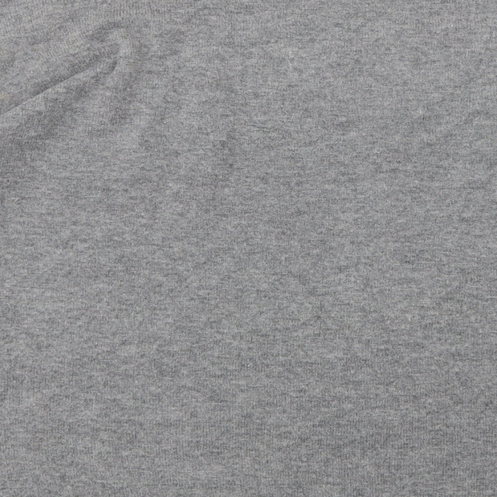 Nice Connection Womens Grey High Neck  Cashmere Pullover Jumper Size M