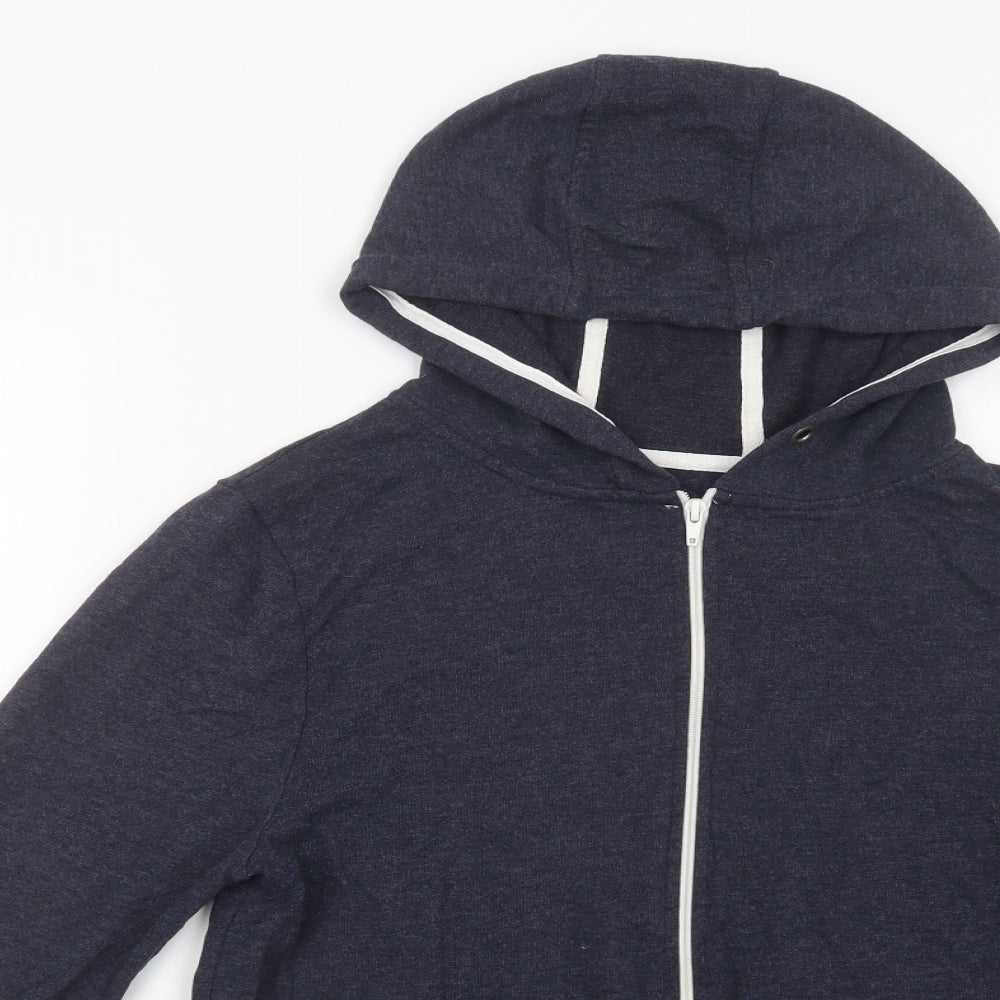 Atmosphere Womens Blue  Polyester Full Zip Hoodie Size 16  Zip