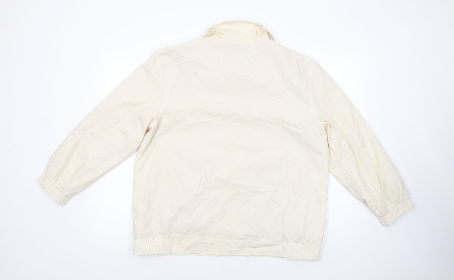 Damart Womens Ivory   Bomber Jacket Jacket Size 18  Snap