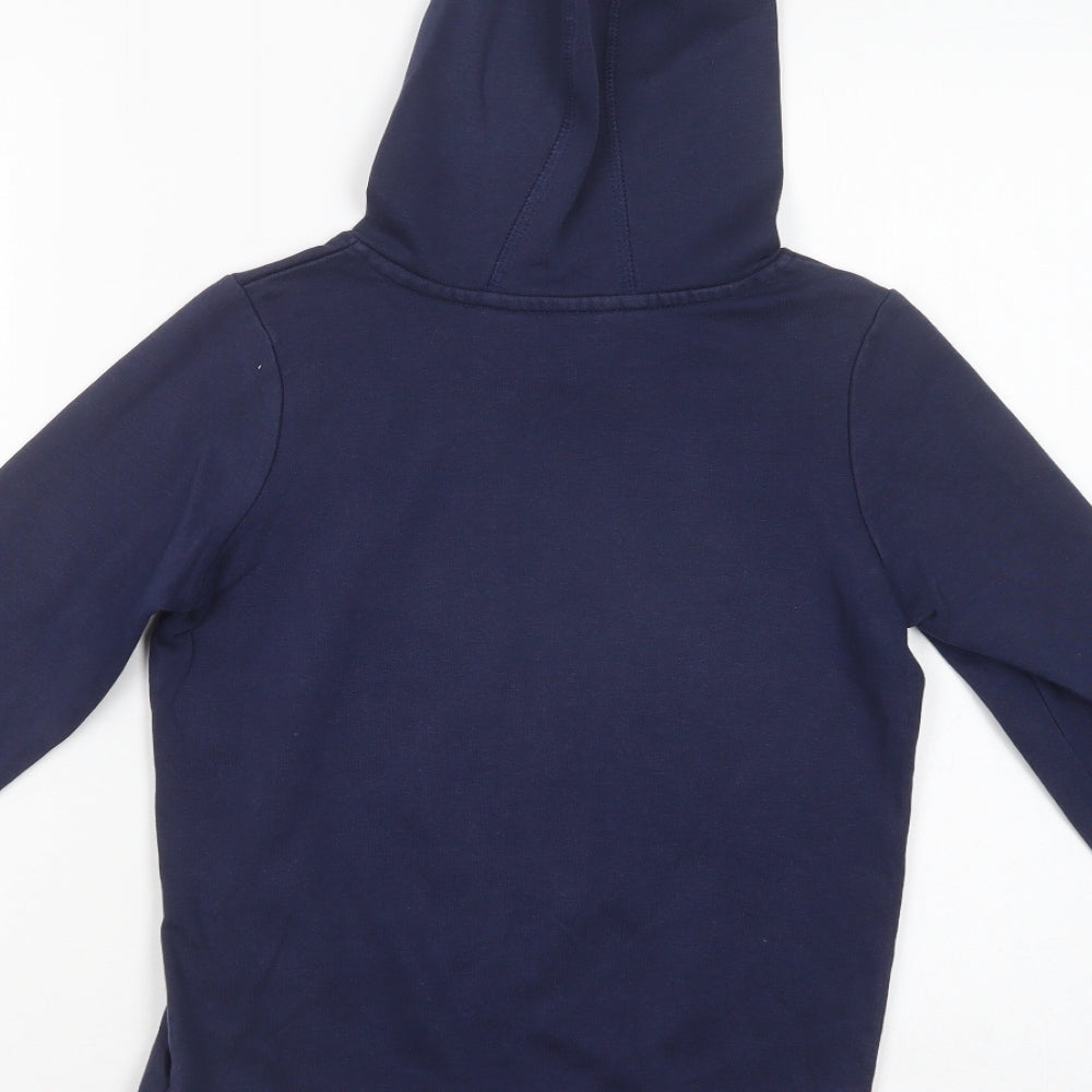 George Girls Blue  Cotton Pullover Hoodie Size 9-10 Years  Pullover - Hey