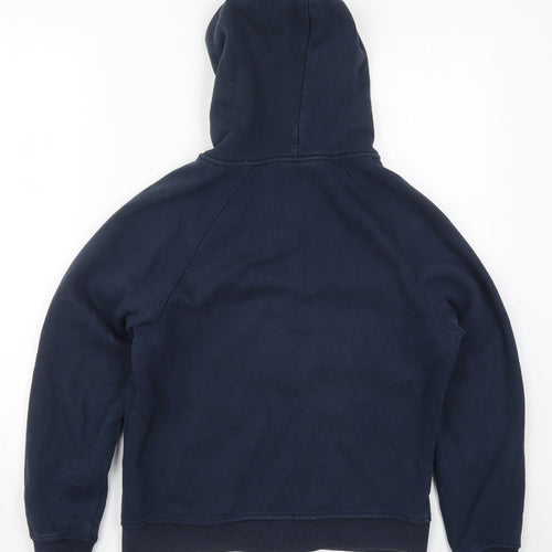 Canterbury Womens Blue  Cotton Full Zip Hoodie Size 10  Zip