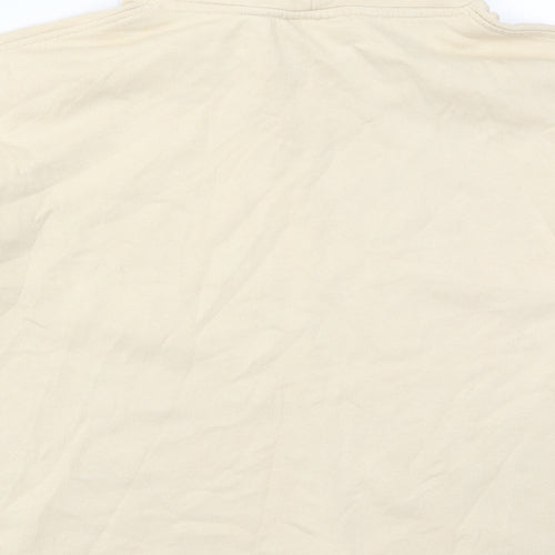 Primark Womens Beige  Cotton Pullover Sweatshirt Size 6  Pullover