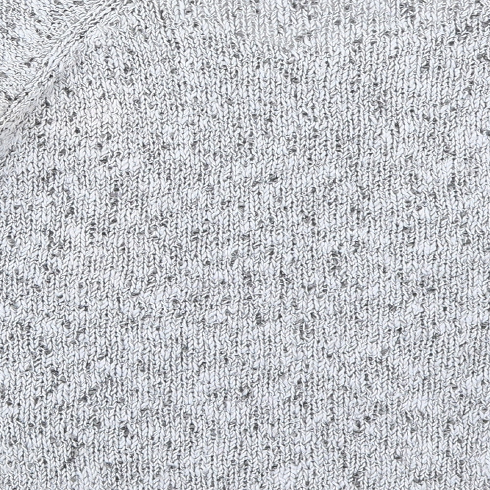 Marks and Spencer Womens Blue Round Neck  Cotton Pullover Jumper Size 10