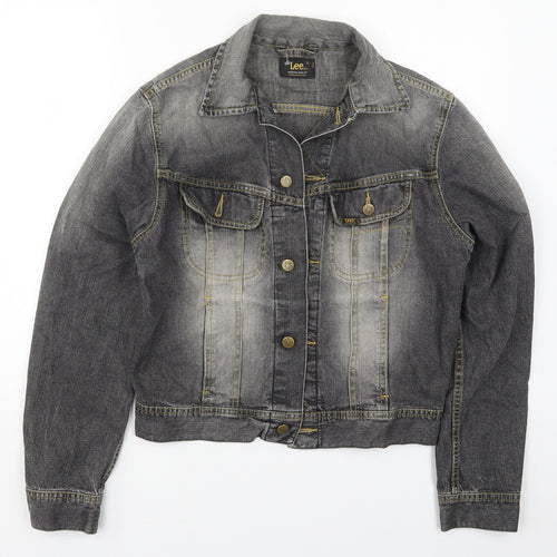 Lee Mens Grey   Jacket  Size L  Button