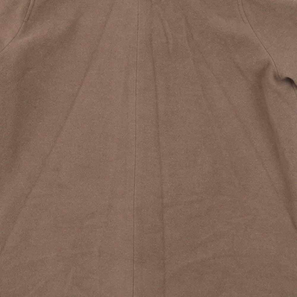 EWM Womens Brown   Pea Coat Coat Size 18  Button