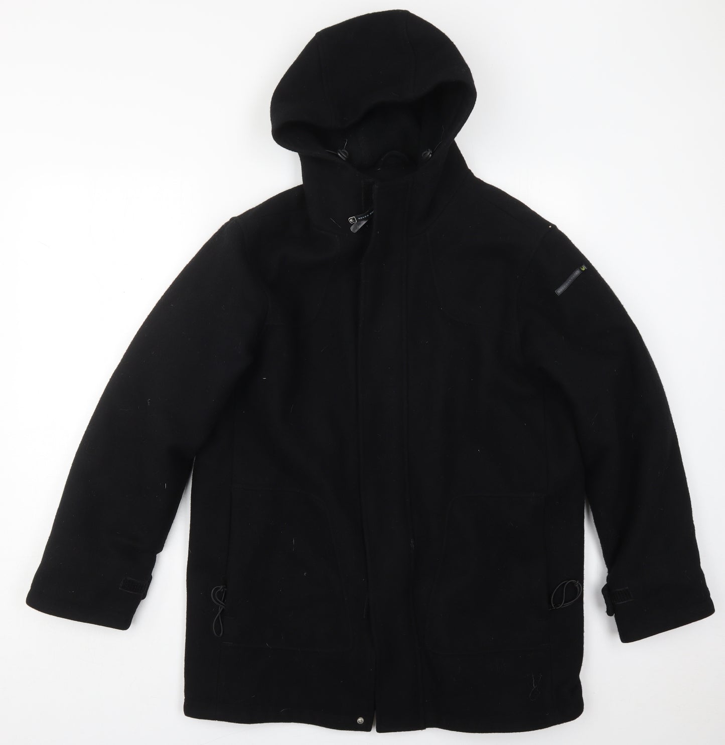 Duck & Cover Mens Black   Jacket Coat Size M  Zip