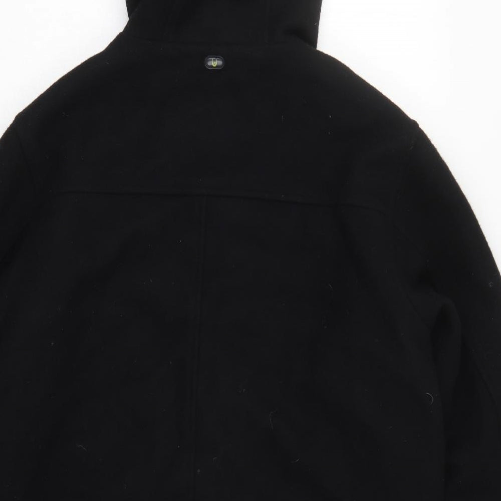 Duck & Cover Mens Black   Jacket Coat Size M  Zip