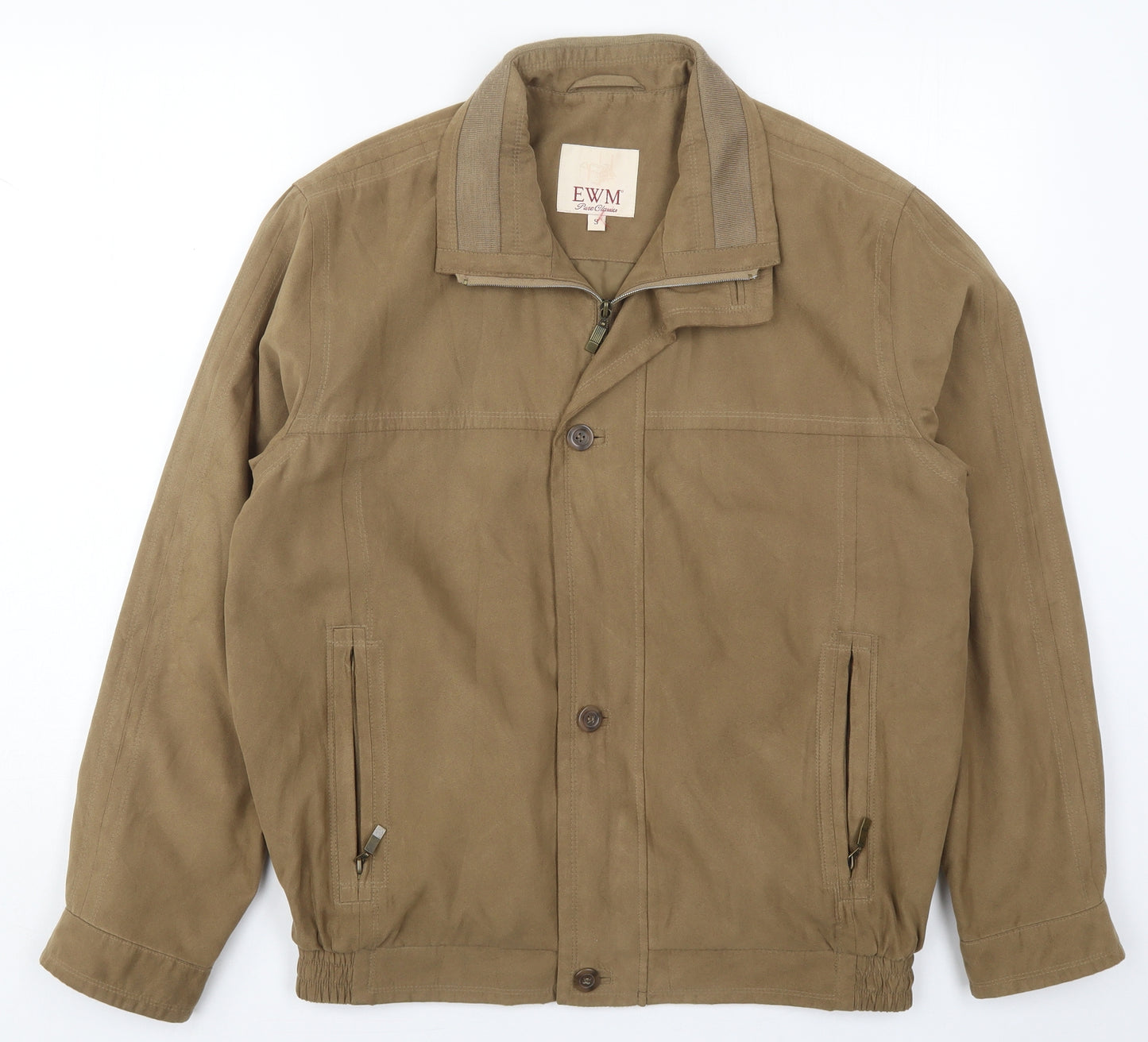 EWM Mens Brown   Jacket  Size S  Zip