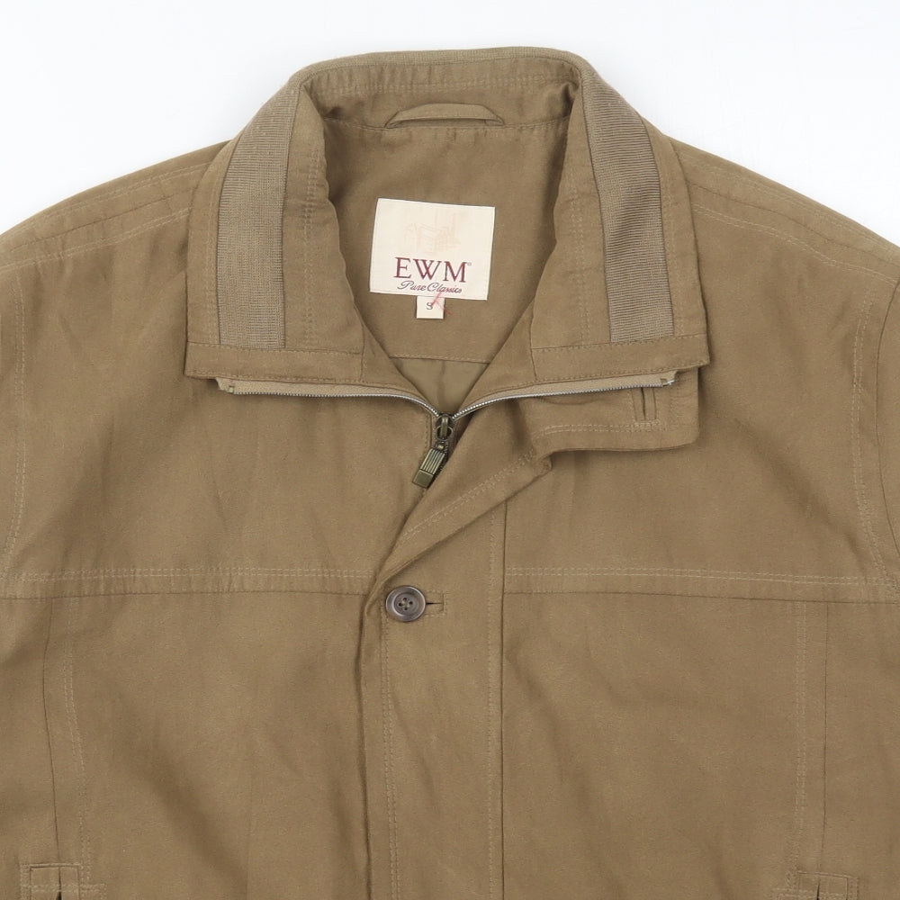 EWM Mens Brown   Jacket  Size S  Zip