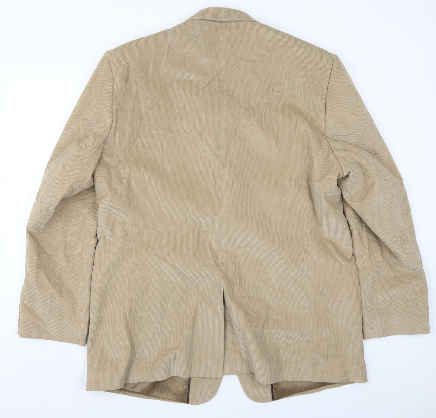 Cedar Wood State Mens Beige  Cotton Jacket Suit Jacket Size 46