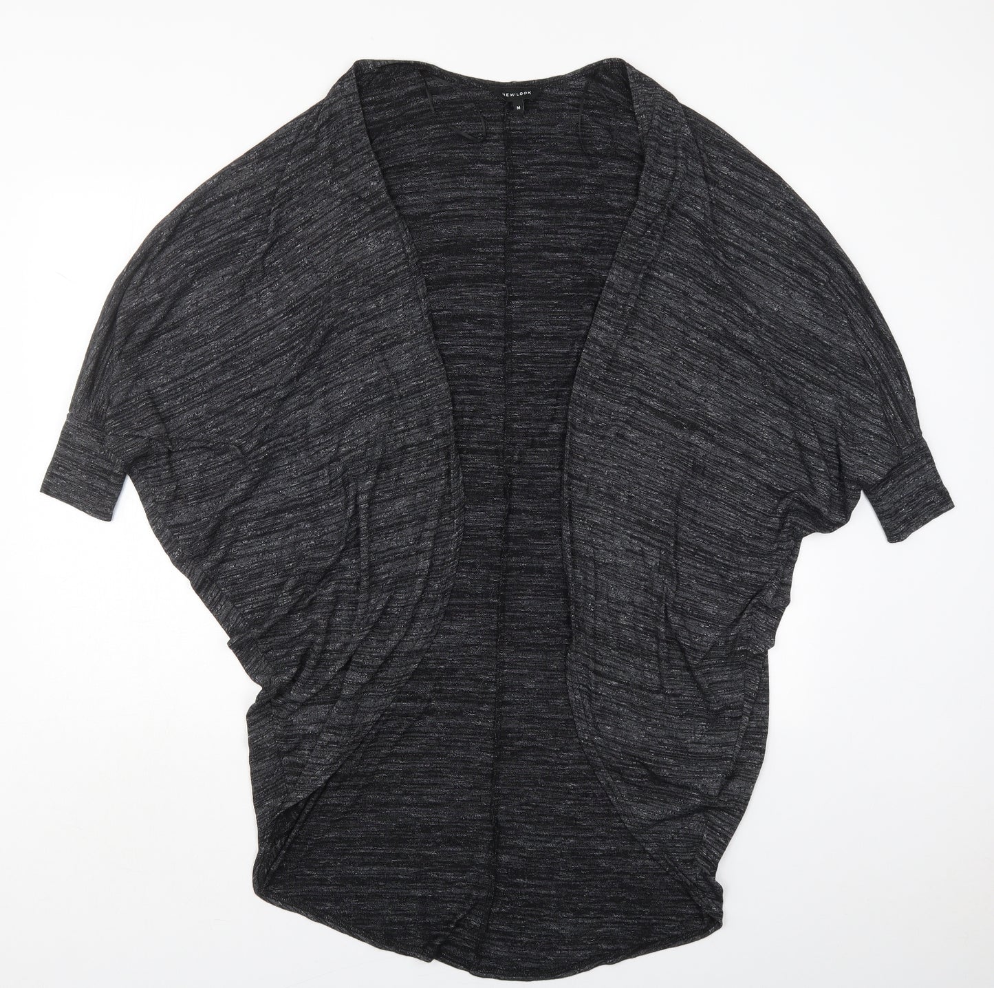 New Look Womens Grey V-Neck  Viscose Cardigan Jumper Size M