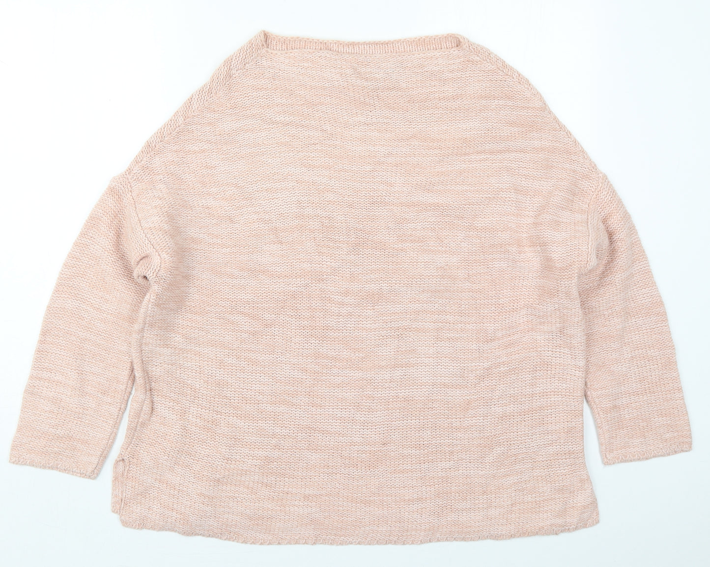 Atmosphere Womens Pink Boat Neck  Acrylic Pullover Jumper Size 16