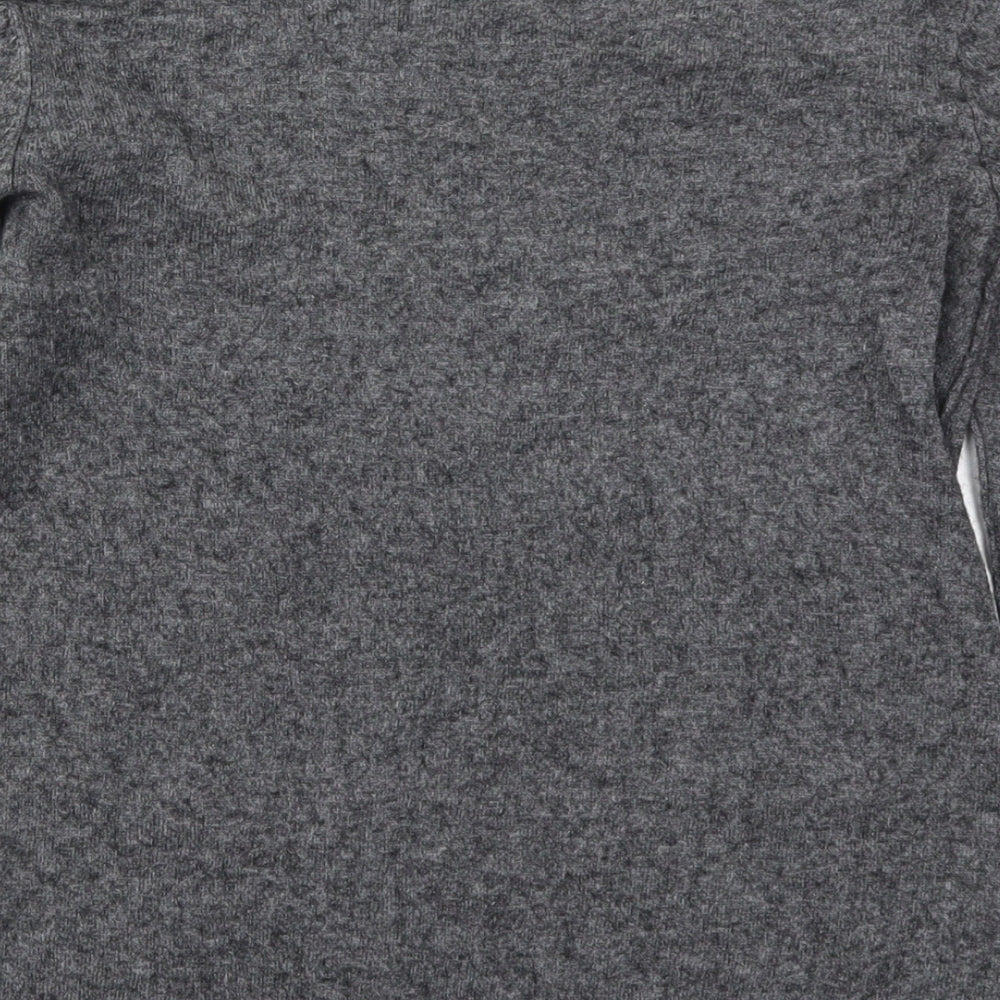 White Stuff Womens Grey Round Neck  Viscose Pullover Jumper Size 8