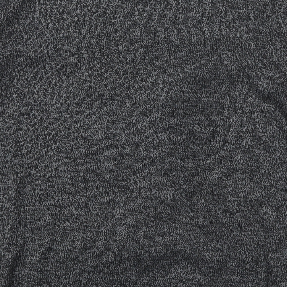 NEXT Mens Grey Crew Neck  Acrylic Pullover Jumper Size M   - Merry Christmas Rudolph