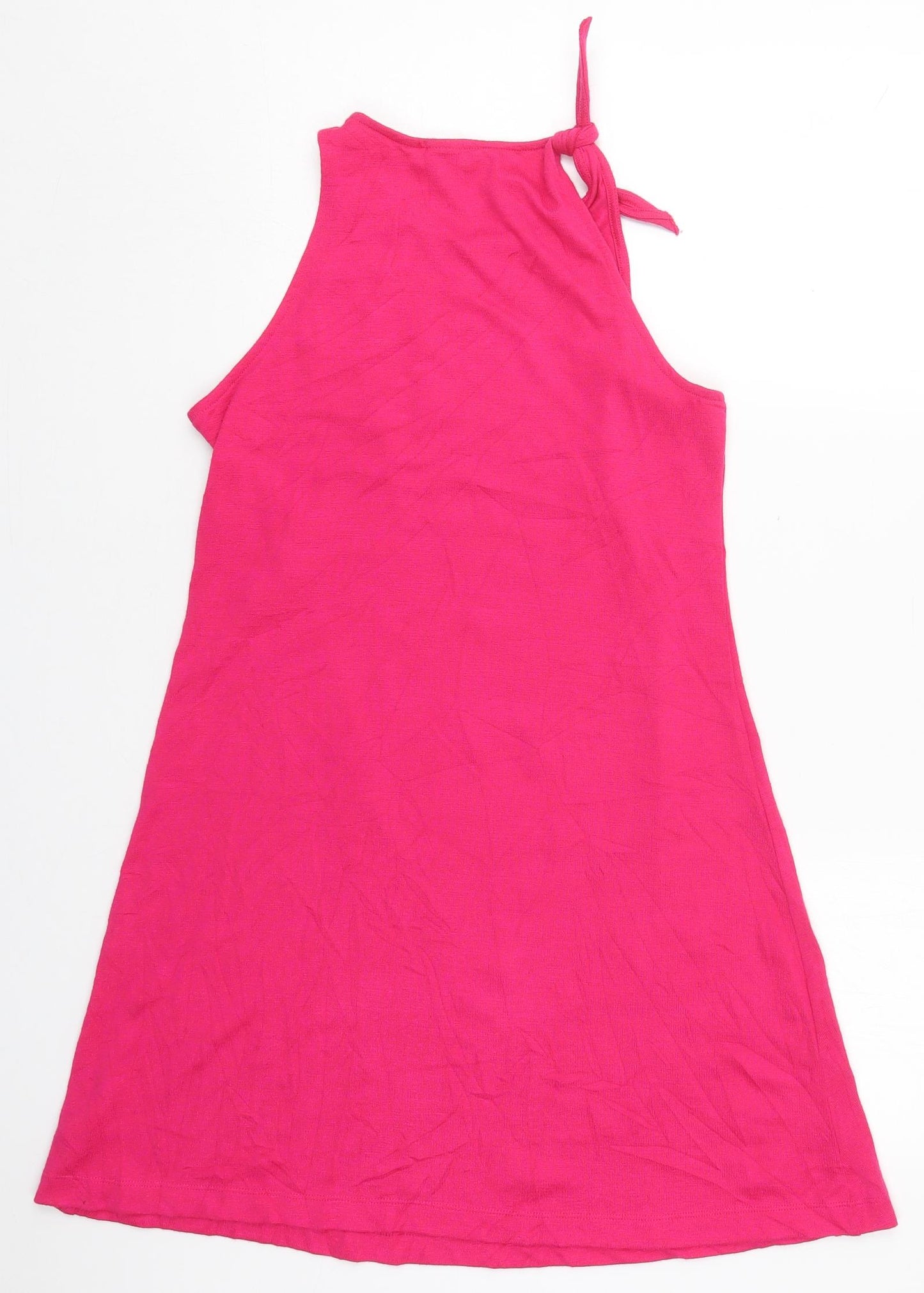 Gap Womens Pink  Polyester Tank Dress  Size XS  Round Neck Pullover